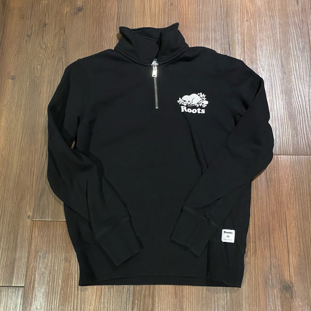 Roots Black Quarter Zip